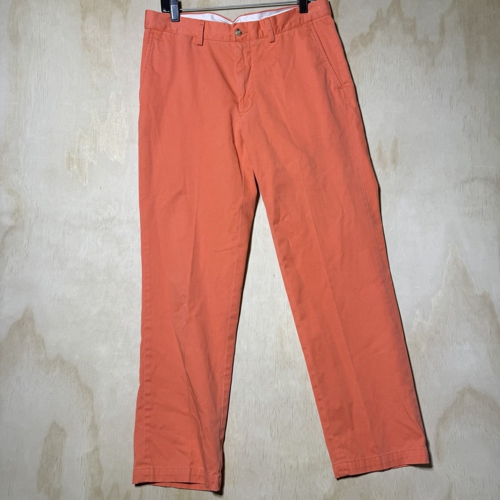 Polo Ralph Lauren Mens Chino Pants 31x30 Orange Classic Fit 100% Cotton